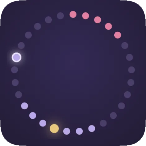 Il widget piccolo mostra l’anello senza numero. Livello Quiet.